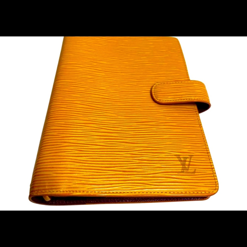 Louis Vuitton Yellow Agenda Planner / Wallet